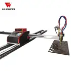 Portable CNC Plasma Metal Cutting Machine Steel Plate Gas Flame Cut Cutter Price Huawei EHNC-1500W-J-3