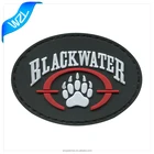 Sew on soft custom brand name rubber logo pvc labels for garment