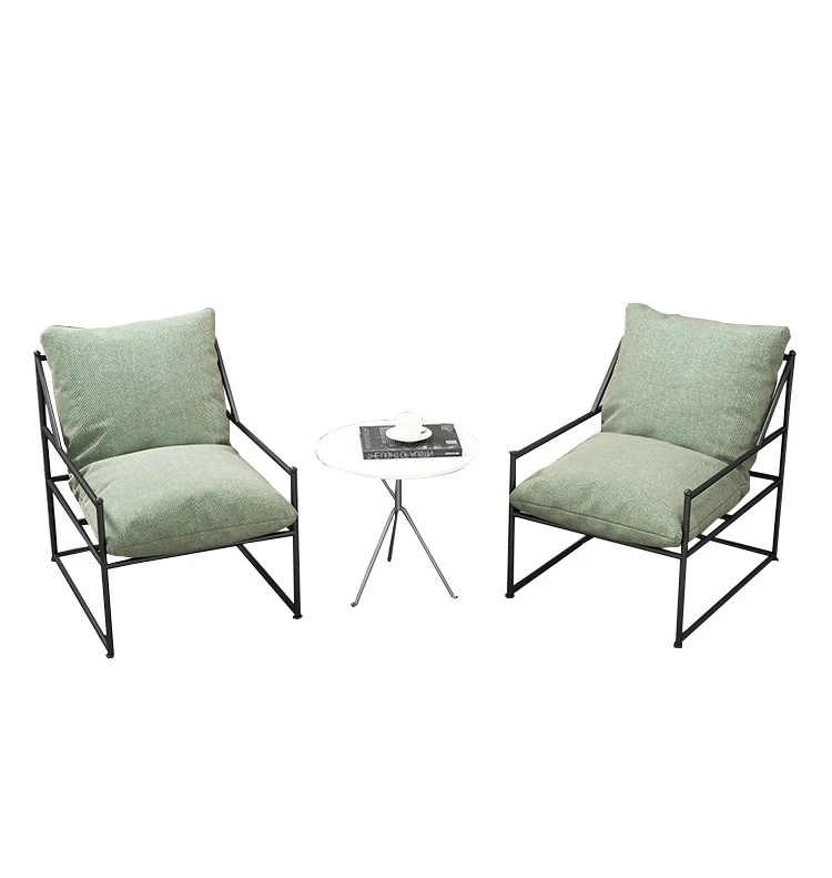 Modern styleLatest living room sofa design metal frame sofa set  single seater arm sofa couch chairs
