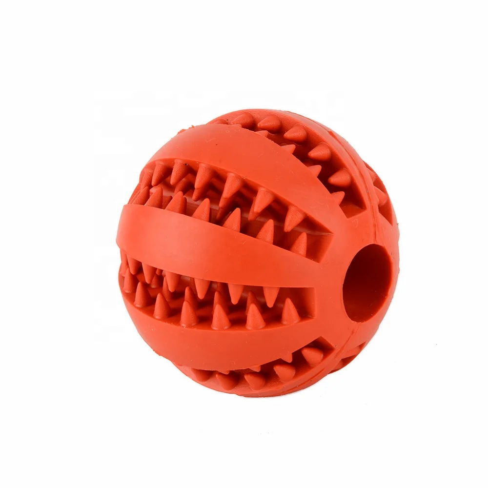 hard rubber dog ball