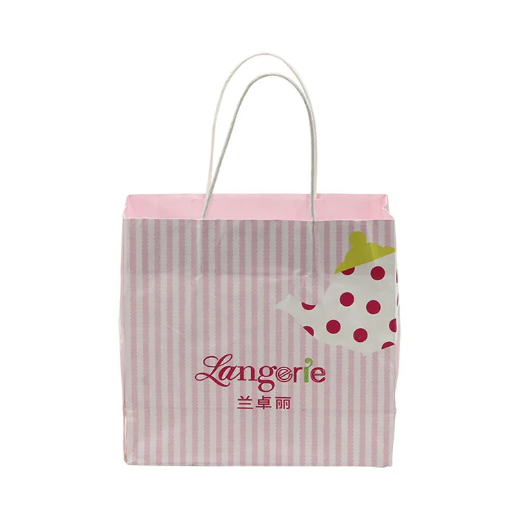 eco gift paper bags fashion design custom print with your own