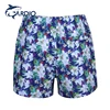 Floral printed sports shorts for men mens shorts with inner brief