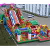 Kids amusement park inflatable land obstacle cartoon outdoor inflatable park for play