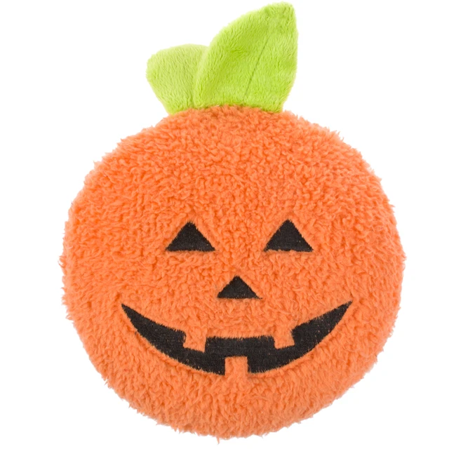 pumpkin head shape halloween dog plush toy