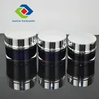 high quality acrylic plastic bottle jar cosmetic cream luxury diamond cap shape empty packaging