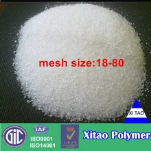 Water retention polymer agent for golf course & turf maintence