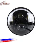 Factory direct 60W 7inch Jeep parts 6300lm 40w hi low beam custom jeep wrangler led headlight
