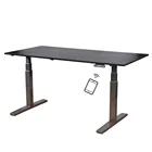 Promotional Adjustable Height Computer Desk Table India Electric Office Work Station Sit Stand Desk Riser