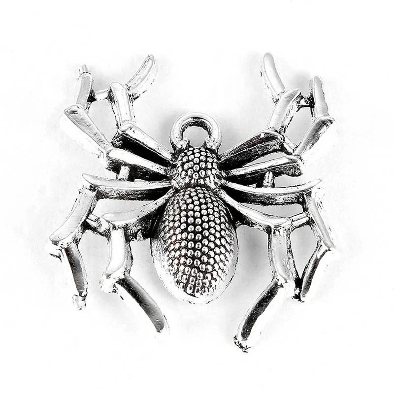 Tibetan Silver 3D Spider Shape Charm Pendant DIY Jewelry Making Gift, Ancient silver
Tibetan Silver 3D Spider Shape Charm Pendant DIY Jewelry Making Gift, Ancient silver