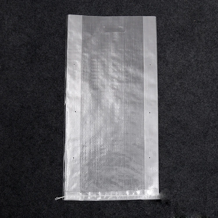 transparent non printing pp woven rice packing sack bag