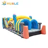 Factory Price obstacle jumping commercial inflatable bouncy castle slide