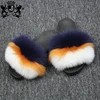 great quality best wholesale price ladies fox sliders super soft eva rubber sandals with fur