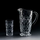 glassware factory large arabic water jug clear pitcher 2 gallon glass milk jug
