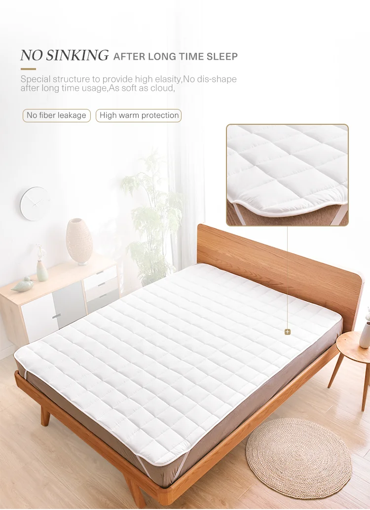 Anti allergy double size gel memory foam mattress topper - Jozy Mattress | Jozy.net