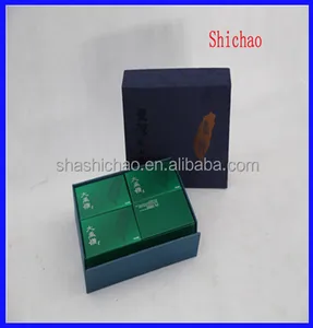 paper folding cardboard gift box for tea can custom made