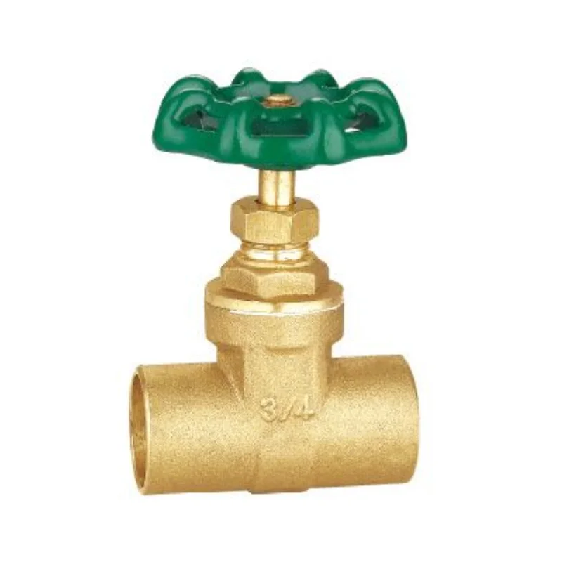 High quality brass gate valve zwave valves washout valve