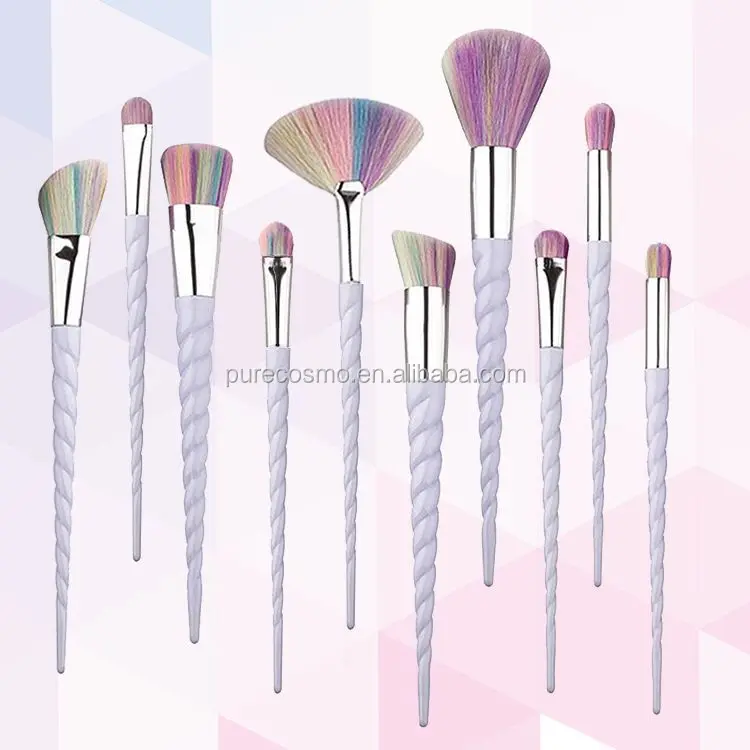 new brush sets makeup 10 pcs blush eyeshadow lip brush synthetic