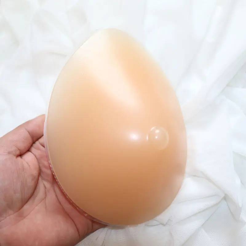 

ONEFENG Teardrop Shape Silicone Breast Forms for Mastectomy Artificial Breast False Boobs, Skin/beige