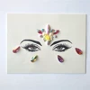 Multiple choices shimmer body art jewelry stickers sticky gems for face