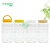 Wholesale proper price honey bulk 850ml/1250g Clear PET plastic honey jar