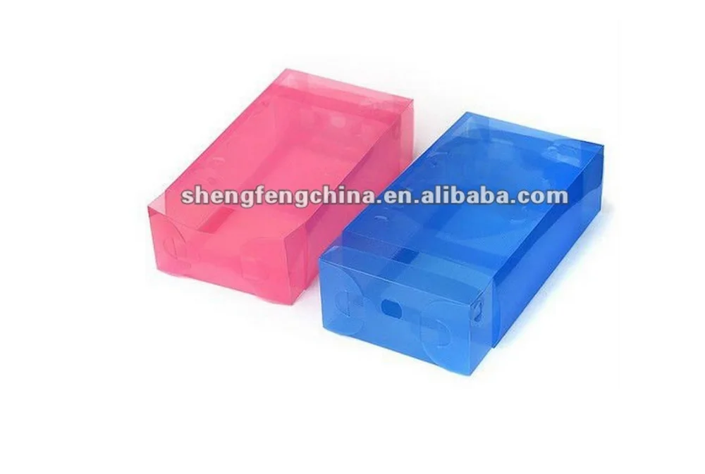 2016 wholesale custom plastic clear pp gift packing box