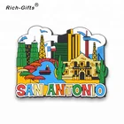 Wholesale World City Custom PVC Tourist Gifts Fridge Magnet