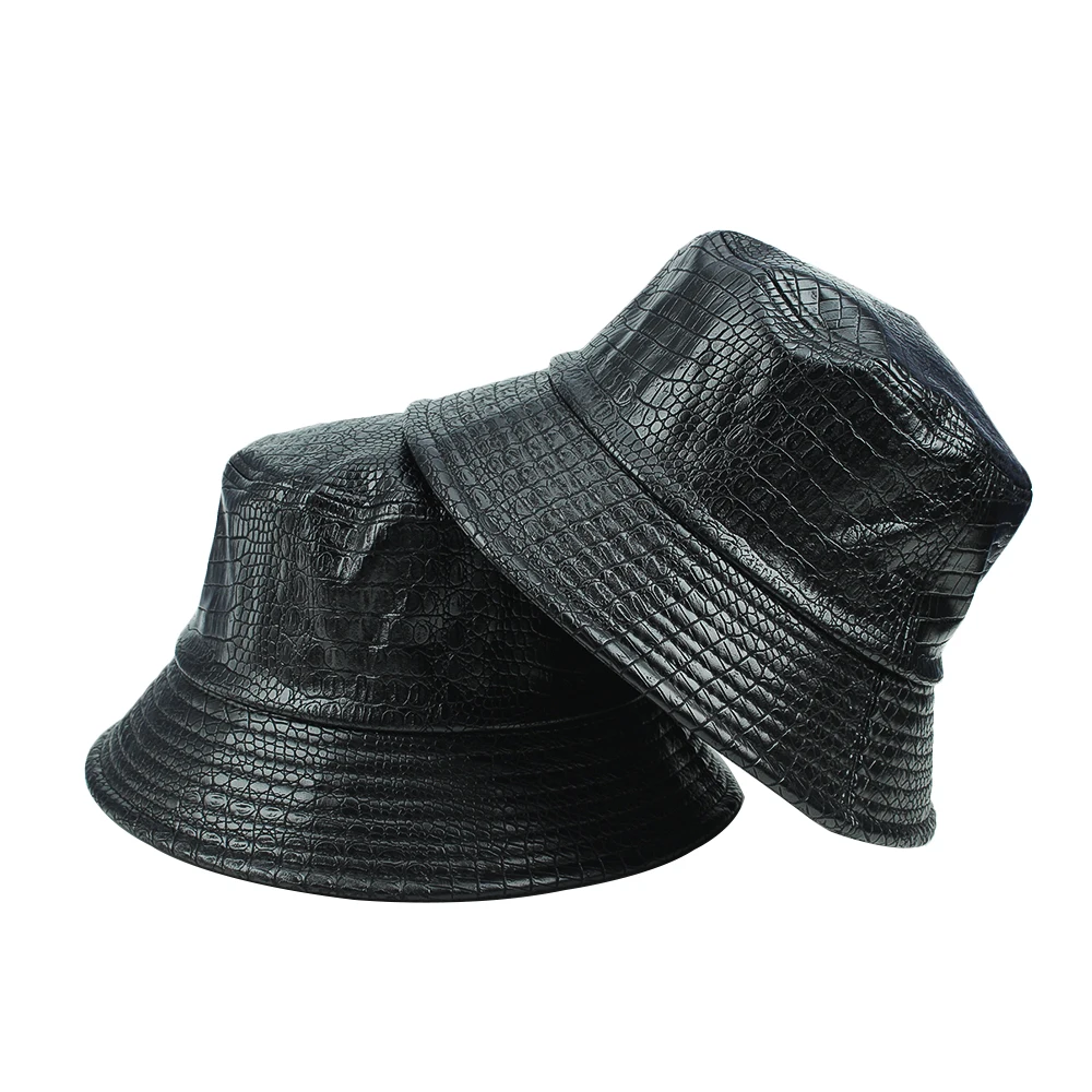 leather bucket hat wholesale