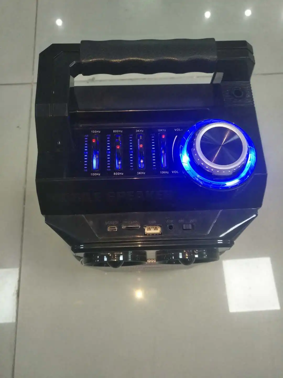 2018 new ms-645bt portable speaker with mp3/ mobile / usb / tf / fm radio / aux input /EQ / remote /bt speaker - ANKUX.COM