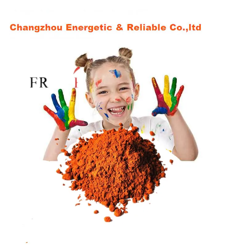 test items specification appearance orange powder shade reddish