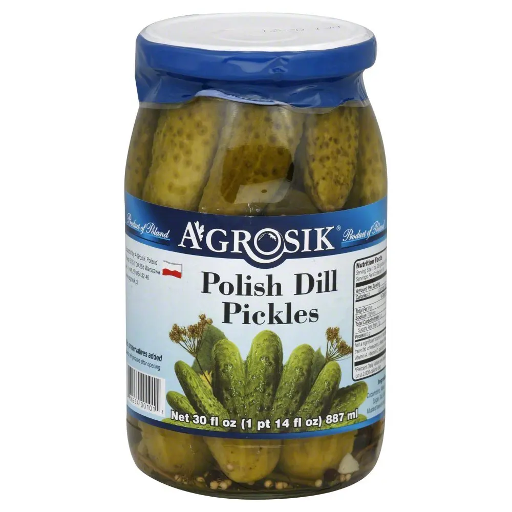 agrosik polish dill pickle 30.0 oz