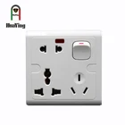 CE SAA CCC 1 switch office power 220v 3 - pin multiple outlet plug socket six pin