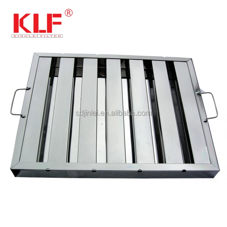Oem Stainless Steel Grease Trap Commercial Kitchen Hood Baffle