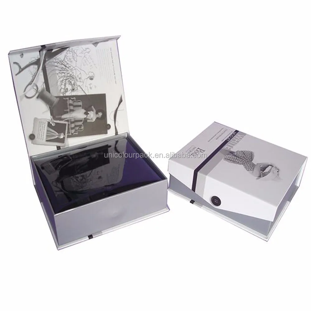 book shape cardboard gift set cream packaging cosmetic box with
