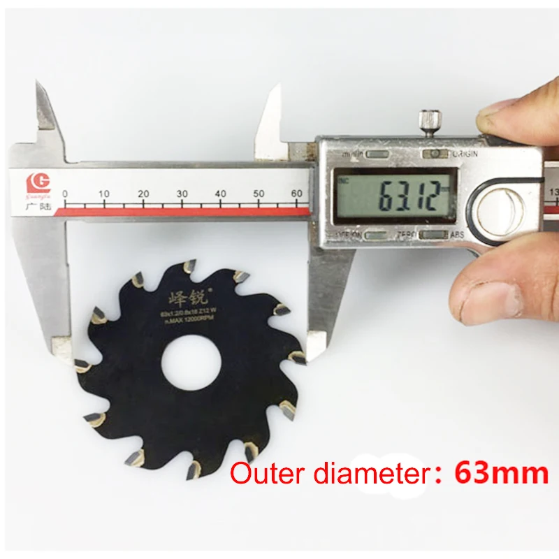 2020 Mini Circular Saw Blade Diameter 63mm Alloy Steel 12 Teeth Wheel