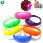 Motion Sensor 2 LED Light Up Silicone Bracelet, Promotional LED Bracelet, Flashing Silicone Bracelet