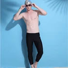 Professional skin-friendly elasticity 100% polyester solid men swim shorts