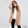 Cold Shoulder Cut Cardigans Sweater Functioning Pockets Relaxed fit Open Knit Cardigan For Women