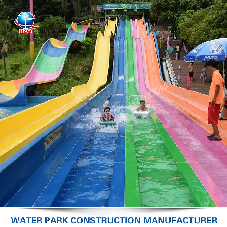 factory prices water park equipment fiberglass water slides for