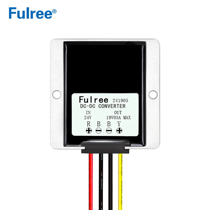 24V to 19V 5A 10A 15A DC to DC Buck Converter 24Vdc Step Down to 19Vdc 5 10 15 Amp Car Bus Taxi Truck Computer Laptop Notebook