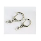 Bit snap hook key ring , silver key ring ,metal snap hook with chain and ring