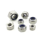 304 Stainless Steel DIN985 Nylon Lock Hexagon Nut