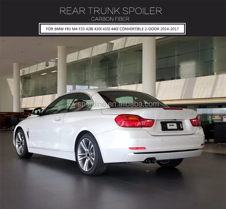 New 4 Series F83 M4 Carbon Fiber Rear Car Spoiler For Bmw M4