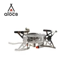 Gas Burner Gas Stove Alocs Stainless Steel Euro Camping Foldable Mini Gas Stove Pellet On Stocked