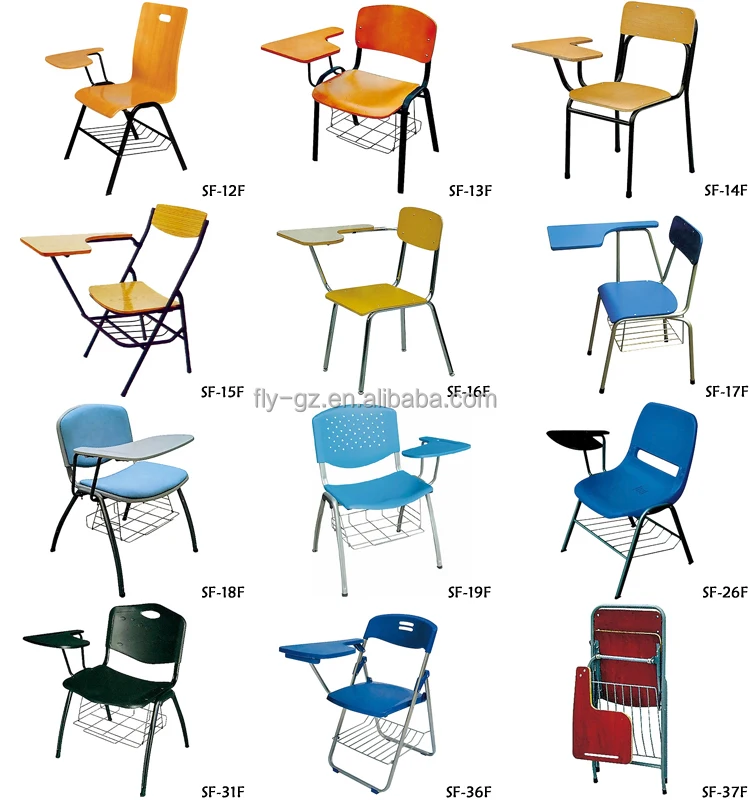 Office Chairs Folding Chairs With Writing Pad  Training Chair For Sale the similar.jpg