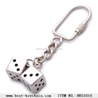 souvenir usa custom las vegas metal dice keychain