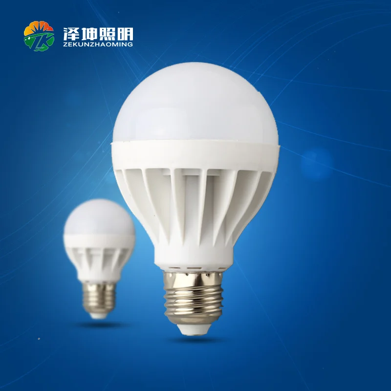 中国の工場直接販売220v110v7ワットled電球の光のプラスチックは、 電球e27b22a65-LEDの球根ライト問屋・仕入れ・卸・卸売り
