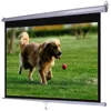 Economical Buy 100 Inch Wall Mount Manual Pull Down Auto-Locking School Office Projection Screen