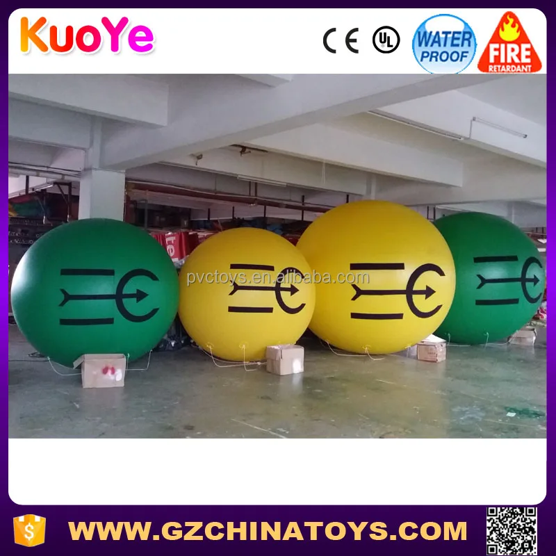 Commercial custom printed PVC vinyl giant advertising inflatable helium balloon