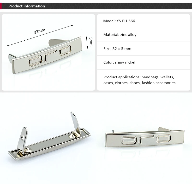 Metal Logo For Bags