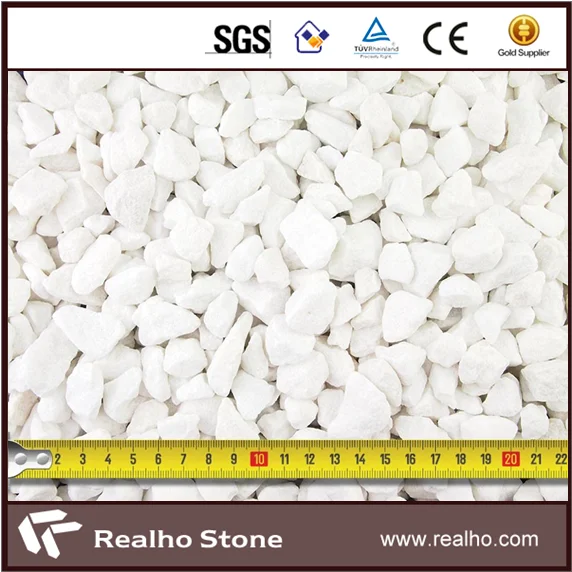 Hot Sale Driveway And Gardening White Marble Gravel